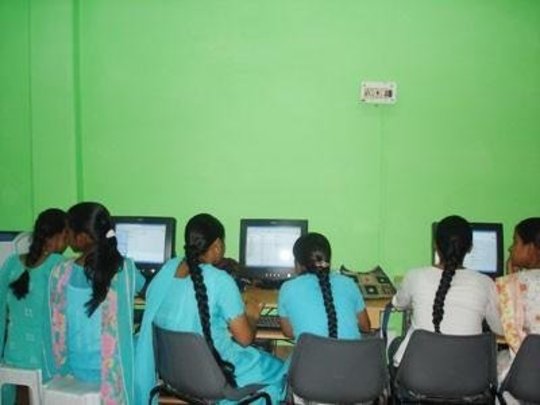 Provide computers for high-risk children in India