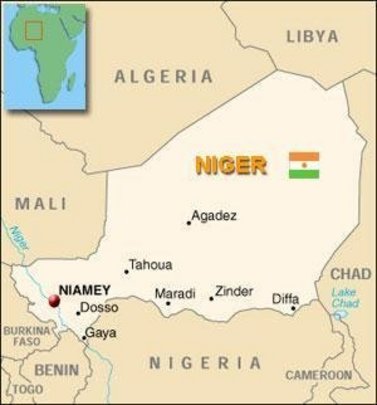 map of west africa with countries. Map of Niger, West Africa
